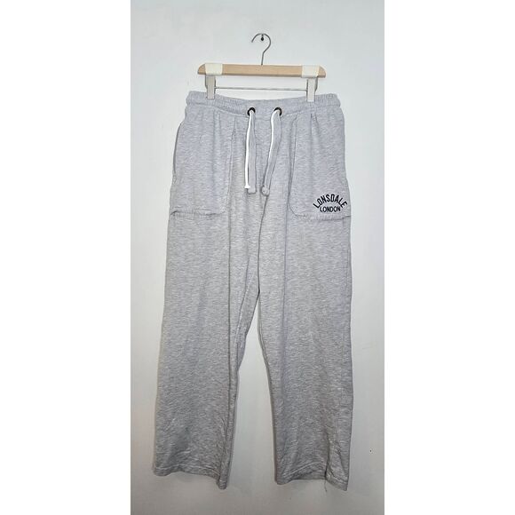 Lonsdale London Men’s Sweatpants Size Large  Pockets Gray - Picture 1 of 6